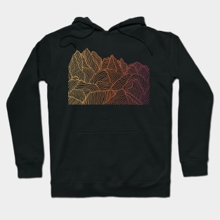 Golden Mountain Art Hoodie